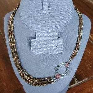 Silpada Brass & Sterling necklace